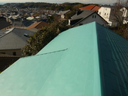 松江市で屋根遮熱塗装