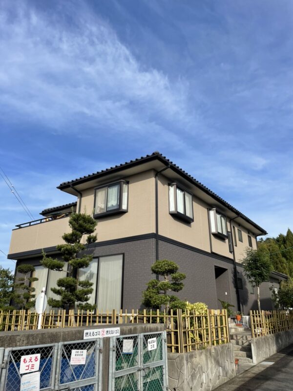 松江市で外壁塗装・屋根面戸漆喰補修